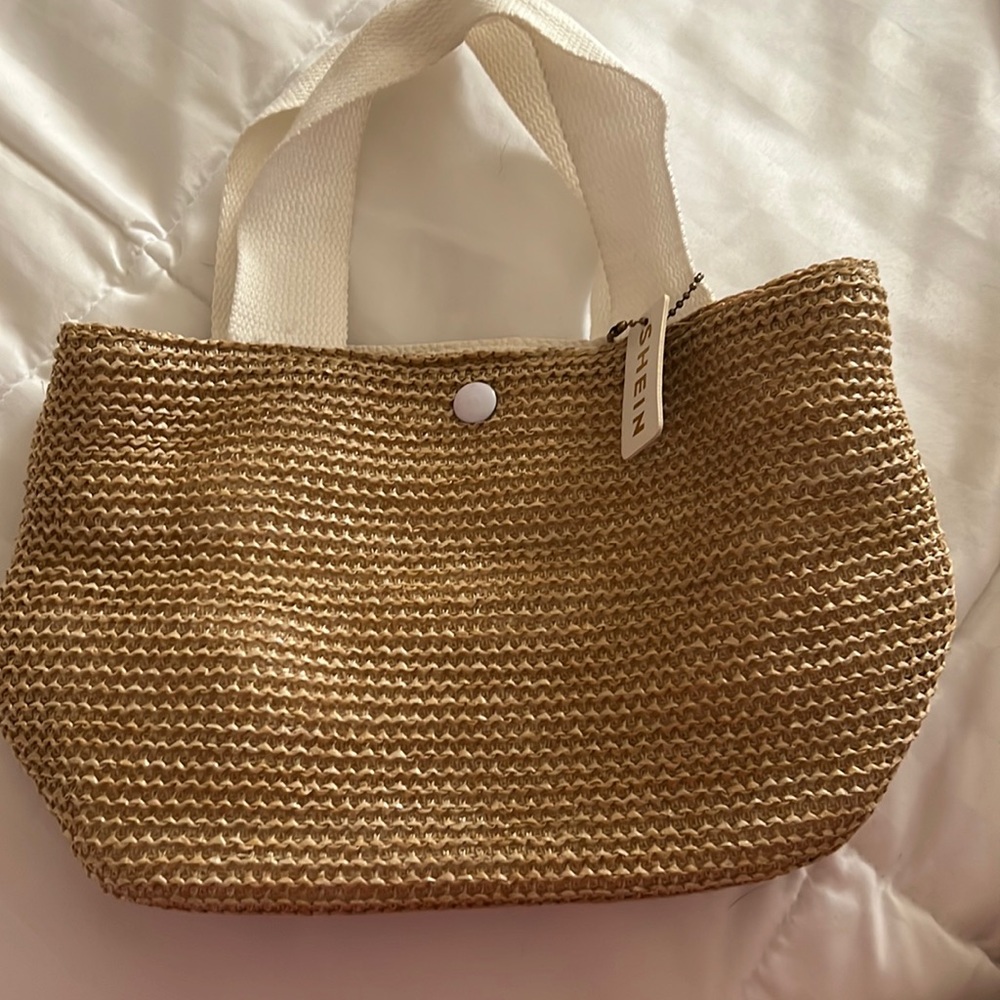 Little brown beach bag from Shein